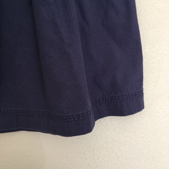 Old Navy Dark Blue Pleated Summer Skirt - Picture 2 of 6